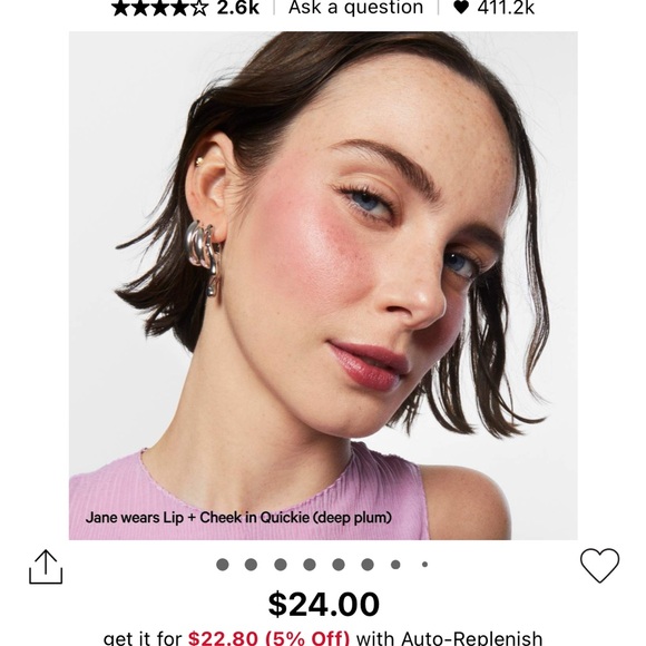 Milk Makeup lip+cheek creamy cheer blush and lip color - Picture 2 of 7